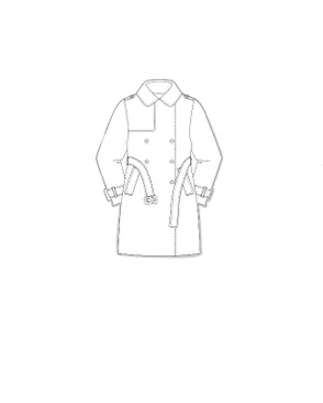 Выкройка: Тренч_DET95 арт. ВКК-4747-1-ВП1465