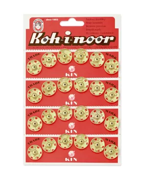 Кнопки KOH-I-NOOR №7 (д.18мм) 24шт арт. КНП-15-1-18404