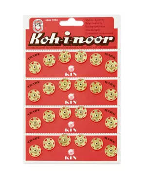 Кнопки KOH-I-NOOR №6 (д.15мм) 24шт арт. КНП-17-1-18407 Кнопки KOH-I-NOOR №6 (д.15мм) 24шт арт. КНП-17-1-18407