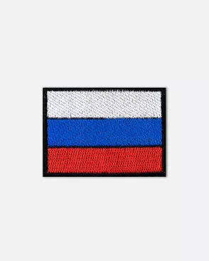 Аппликация термо "Флаг России" р.3,9х5,5см (в упаковке 10 шт.) арт. АД-317-1-47507.001