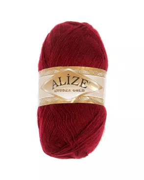 Пряжа "Angora Gold" 80% акрил 550м/100гр (57 бордовый) арт. ПРЖ-20-1-47984