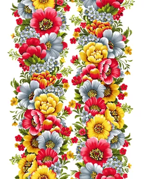 Жостовская дорожка (Дорожка набивная) арт. ДН-147-1-1860.099