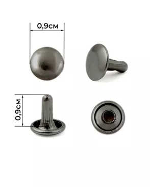 Хольнитены двусторонние д.0,9см 1000шт (сталь) арт. МФХ-27-2-43693.002