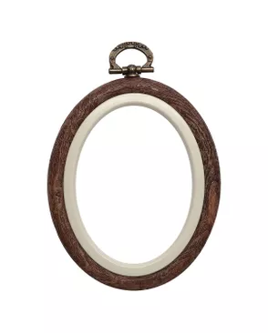 Пяльцы-рамка пластик под дерево Nurge Hobby 230-6 р.8,5х10,5см арт. АРС-10564-1-АРС0001184797