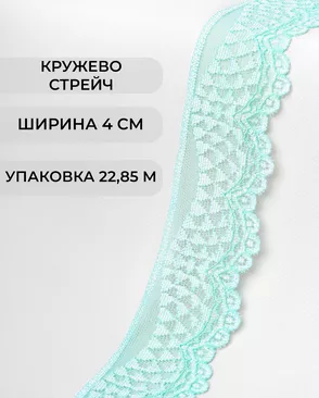 Кружево стрейч ш.4см (22.85м) арт. КС-298-12-30197.011