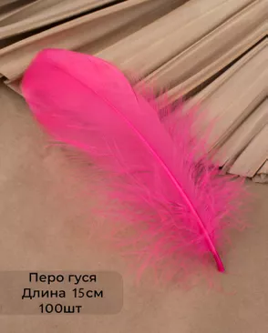 Перо гуся дл.15см 100шт арт. ППР-22-8-49132.008 Перо гуся дл.15см 100шт арт. ППР-22-8-49132.008