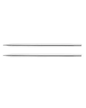 Спицы съемные 10409 Knit Pro Nova Metal 9мм для длины тросика 28-126см никелированная латунь уп.2шт (серебристый) арт. ИВЗ-257-1-45851