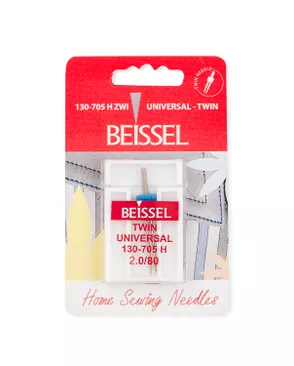 Иглы Beissel №2.0/80 (универсальные двойные) арт. ИБ-37-1-39200