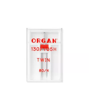 Игла ORGAN №80/4,0 (двойная) арт. ИБО-25-1-34033