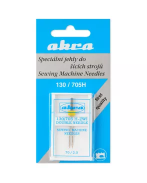 Игла Akra №70/2,0 (двойная) арт. ИБА-5-1-33955