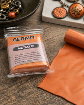 CE0870056 Пластика полимерная запекаемая 'Cernit METALLIC' 56 гр. (775 ржавчина) арт. АРС-9649-1-АРС0001169394