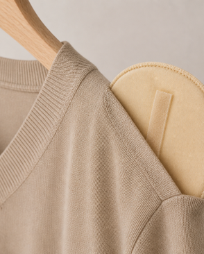 Плечевые накладки с липучкой (S), полумесяц 993811 PRYM 125х100х12мм арт. АРС-20262-1-АРС0000836500