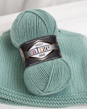 Пряжа ALIZE 'SUPERLANA MIDI' 100гр. 170м (25% Шерсть - 75% Акрил) (463 мята) арт. АРС-47444-1-АРС0001227032 Пряжа ALIZE 'SUPERLANA MIDI' 100гр. 170м (25% Шерсть - 75% Акрил) (463 мята) арт. АРС-47444-1-АРС0001227032