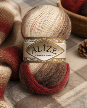 Пряжа ALIZE 'Angora Gold Batik' 100гр.550м (80%акр, 20%шерсть) ТУ (4574 секционный) арт. АРС-51918-1-АРС0001090817