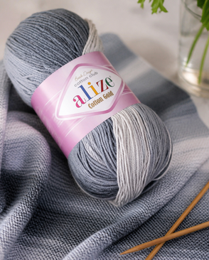 Пряжа ALIZE 'COTTON GOLD BATIK ' 100гр. 330м (55% хлопок, 45% акрил) (2905 секционный) арт. АРС-66767-1-АРС0001227294