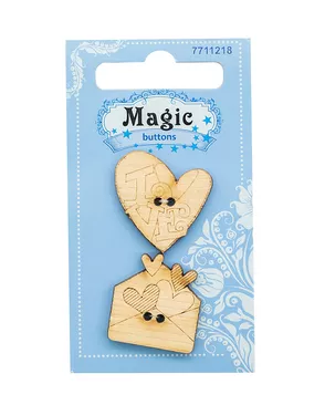 BBL015-MX-P Набор пуговиц 'Письмо', упак./2 шт., Magic Buttons арт. АРС-45695-1-АРС0001054681 BBL015-MX-P Набор пуговиц 'Письмо', упак./2 шт., Magic Buttons арт. АРС-45695-1-АРС0001054681