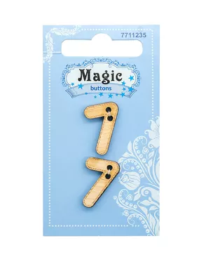 BBLWA69-32L Набор пуговиц 'Цифра 'Семь'', упак./2 шт., Magic Buttons арт. АРС-45710-1-АРС0001054698 BBLWA69-32L Набор пуговиц 'Цифра 'Семь'', упак./2 шт., Magic Buttons арт. АРС-45710-1-АРС0001054698
