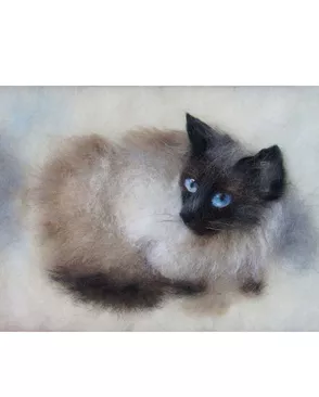 Набор для валяния (живопись цветной шерстью) 'Муся' 21x29,7см (А4) арт. АРС-41727-1-АРС0001100882 Набор для валяния (живопись цветной шерстью) 'Муся' 21x29,7см (А4) арт. АРС-41727-1-АРС0001100882