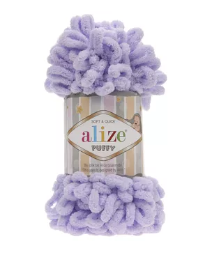 Пряжа Alize 'Puffy' 100г 9м (100% микрополиэстер) (146 лаванда) арт. АРС-43838-1-АРС0001159005