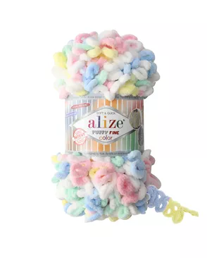 Пряжа Alize 'Puffy Fine Color' 100г. 14,5м. (100% микрополиэстер) (5949 секционный) арт. АРС-51481-1-АРС0001226597 Пряжа Alize 'Puffy Fine Color' 100г. 14,5м. (100% микрополиэстер) (5949 секционный) арт. АРС-51481-1-АРС0001226597