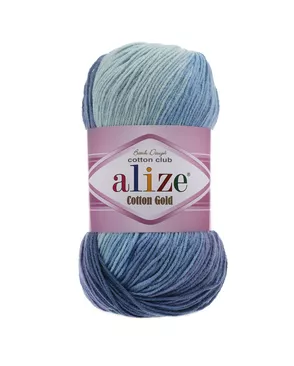 Пряжа ALIZE 'COTTON GOLD BATIK ' 100гр. 330м (55% Хлопок - 45% Акрил) (3299 секционный) арт. АРС-51750-1-АРС0001227290