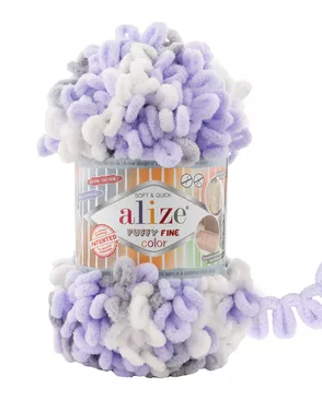 Пряжа Alize 'Puffy Fine Color' 100г. 14,5м. (100% микрополиэстер) (6372 секционный) арт. АРС-51643-1-АРС0001250131 Пряжа Alize 'Puffy Fine Color' 100г. 14,5м. (100% микрополиэстер) (6372 секционный) арт. АРС-51643-1-АРС0001250131