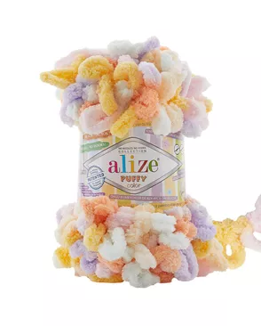 Пряжа Alize 'Puffy Color' 100г 9м (100% микрополиэстер) (6520 секционный) арт. АРС-56852-1-АРС0001286800