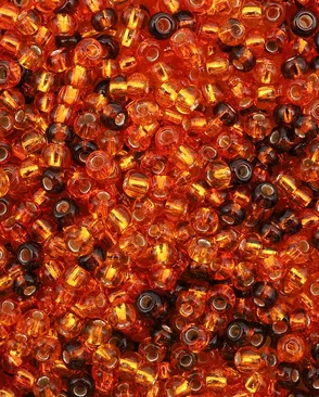 Бисер Preciosa 10/0, 20 гр, 4 цвета, ассорти №15 (золотисто-оранжевый) арт. АРС-58338-1-АРС0001291620