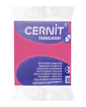 CE0920056 Пластика полимерная запекаемая 'Cernit 'TRANSLUCENT' прозрачный 56 гр. (453 гранатовый) арт. АРС-65859-1-АРС0001314711