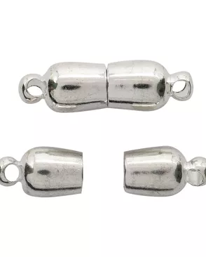 CLA1250 Замок магнитный, 12,3*6mm, 2шт/упак, Астра (серебро) арт. АРС-6216-1-АРС0001115859
