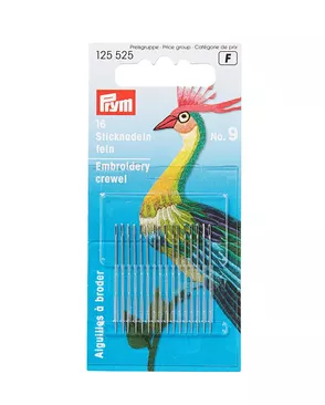 Иглы вышивальные тонкие PRYM 125525 №9 арт. АРС-15859-1-АРС0000803498 Иглы вышивальные тонкие PRYM 125525 №9 арт. АРС-15859-1-АРС0000803498