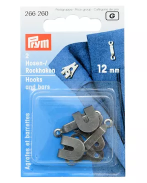 Крючок для брюк с дугой PRYM 266260 12мм арт. АРС-17845-1-АРС0000818083 Крючок для брюк с дугой PRYM 266260 12мм арт. АРС-17845-1-АРС0000818083
