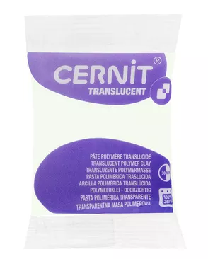 CE0920056 Пластика полимерная запекаемая 'Cernit 'TRANSLUCENT' прозрачный 56 гр. (024 ночное сияние) арт. АРС-20981-1-АРС0000841963