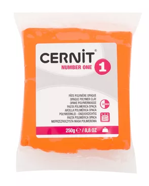 CE090025 Пластика полимерная запекаемая 'Cernit № 1' 250гр. (752 оранжевый) арт. АРС-23006-1-АРС0001140386