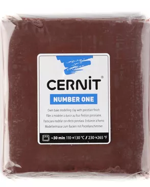 CE090025 Пластика полимерная запекаемая 'Cernit № 1' 250гр. (800 коричневый) арт. АРС-23007-1-АРС0001140387