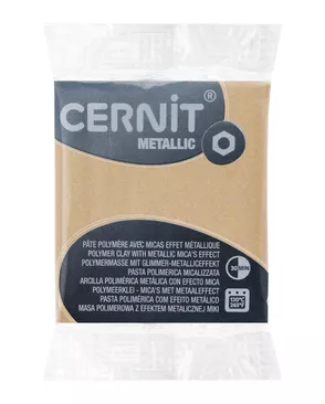 CE0870056 Пластика полимерная запекаемая 'Cernit METALLIC' 56 гр. (045 шампань) арт. АРС-23024-1-АРС0001169381