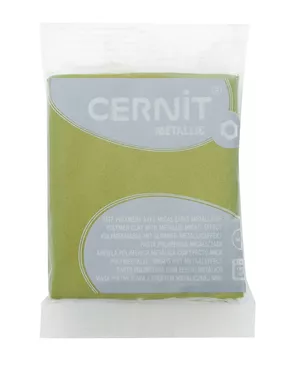 CE0870056 Пластика полимерная запекаемая 'Cernit METALLIC' 56 гр. (051 зеленое золото) арт. АРС-23025-1-АРС0001169383