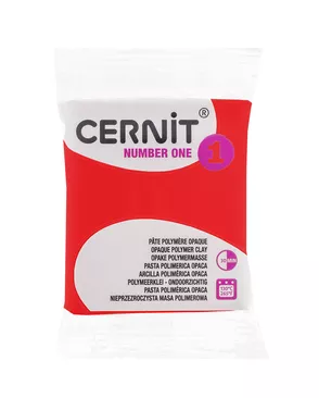 CE0900056 Пластика полимерная запекаемая 'Cernit № 1' 56-62 гр. (400 красный) арт. АРС-23114-1-АРС0000814608
