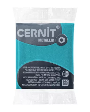 CE0870056 Пластика полимерная запекаемая 'Cernit METALLIC' 56 гр. (676 бирюзовый) арт. АРС-26938-1-АРС0001226059