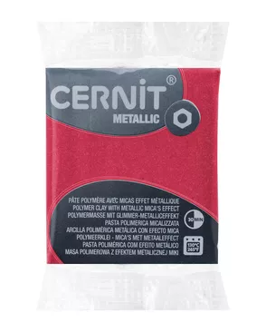 CE0870056 Пластика полимерная запекаемая 'Cernit METALLIC' 56 гр. (400 красный) арт. АРС-26939-1-АРС0001226061