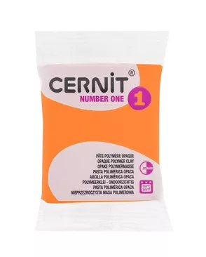 CE0900056 Пластика полимерная запекаемая 'Cernit № 1' 56-62 гр. (752 оранжевый) арт. АРС-26989-1-АРС0000824466