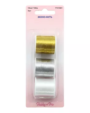 Мононить набор Hobby&Pro (металлизированная) арт. АРС-31193-1-АРС0001224338