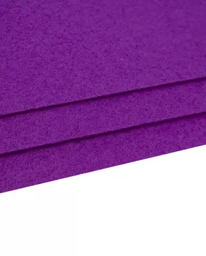 Фетр жесткий, листовой Astra&Craft, 1,0мм, 160 гр, 20*30см, 3шт/упак (YF619 сиреневый) арт. АРС-36031-1-АРС0001186009