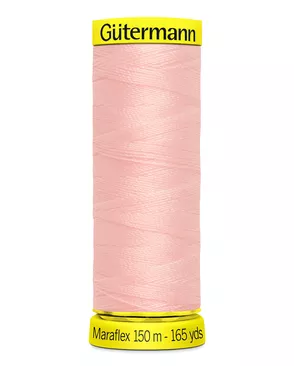 777000 Нить Maraflex для трикотажных материалов, 150м, 100% ПБТ, Gutermann (659 св. персиково-розовый) арт. АРС-37947-1-АРС0001250013