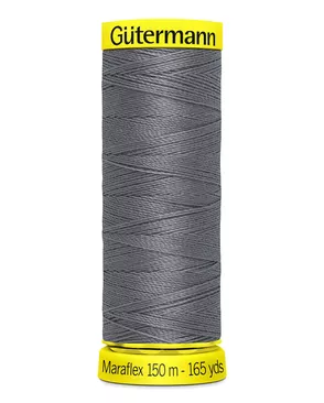 777000 Нить Maraflex для трикотажных материалов, 150м, 100% ПБТ, Gutermann (496 серо-стальной) арт. АРС-37967-1-АРС0001250049