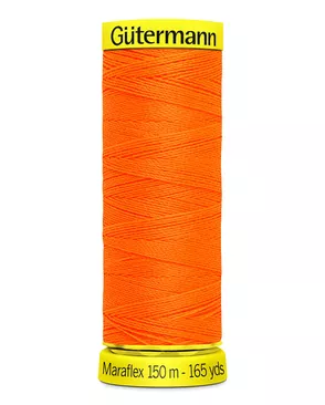 777000 Нить Maraflex для трикотажных материалов, 150м, 100% ПБТ, Gutermann (3871 неоновый оранжевый) арт. АРС-37969-1-АРС0001250051