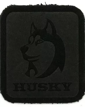 5005 Термоаппликация из замши Husky 3,4*3,89см, 100% кожа (433 черный) арт. АРС-43935-1-АРС0001206009