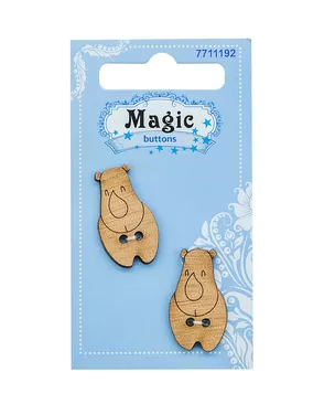 LW789-V47 Набор пуговиц 'Носорог', упак./2 шт., Magic Buttons арт. АРС-45674-1-АРС0001054594 LW789-V47 Набор пуговиц 'Носорог', упак./2 шт., Magic Buttons арт. АРС-45674-1-АРС0001054594