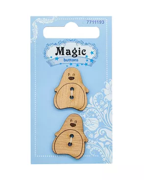 LW790-V47 Набор пуговиц 'Пингвин', упак./2 шт., Magic Buttons арт. АРС-45675-1-АРС0001054595 LW790-V47 Набор пуговиц 'Пингвин', упак./2 шт., Magic Buttons арт. АРС-45675-1-АРС0001054595
