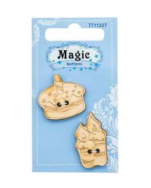BBL024-MX-V Набор пуговиц 'День рождения', упак./2 шт., Magic Buttons арт. АРС-45702-1-АРС0001054690 BBL024-MX-V Набор пуговиц 'День рождения', упак./2 шт., Magic Buttons арт. АРС-45702-1-АРС0001054690